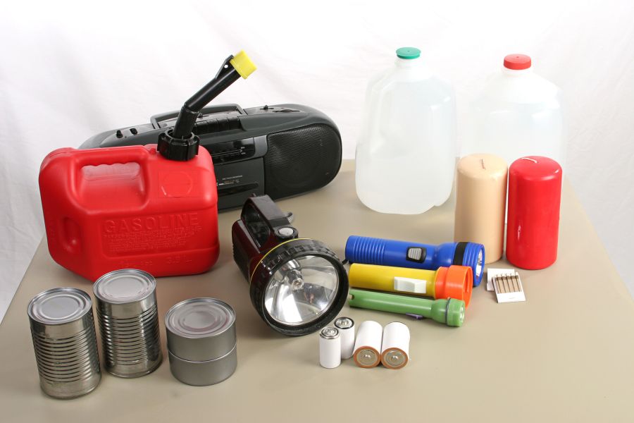 preppers pantry table